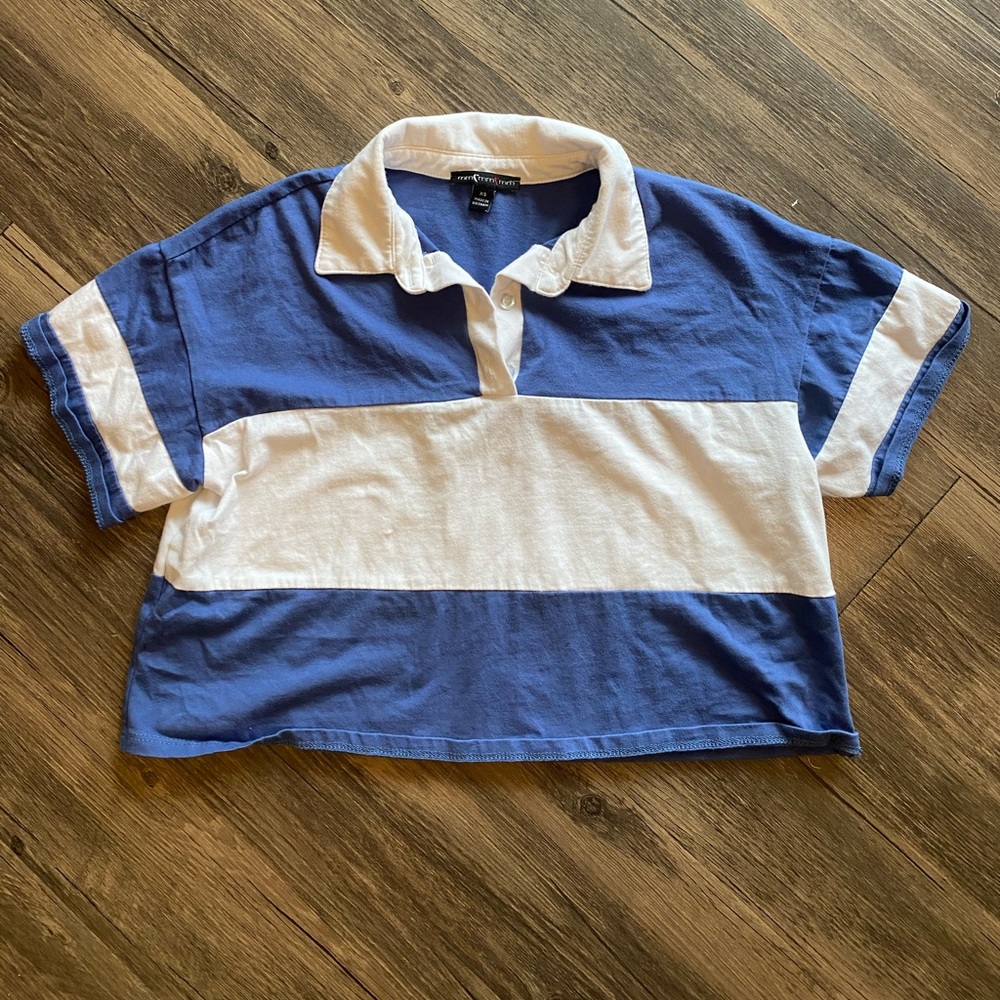 Striped Preppy Crop Top